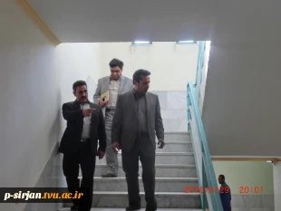 بازدید جناب آقای دکتر مهرابی ریاست محترم دانشکده فنی شهید چمران کرمان وریاست منطقه 3 کشوری  از دانشکده فنی شهید کرانی سیرجان