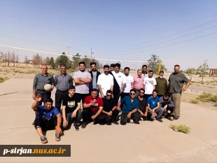 برگزاری مسابقه والیبال بین دانشجویان وهمکاران آموزشکده 2