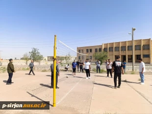 برگزاری مسابقه والیبال بین دانشجویان وهمکاران آموزشکده 4